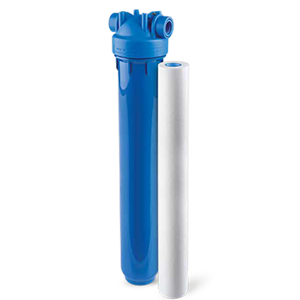 Water filtration system for water heater