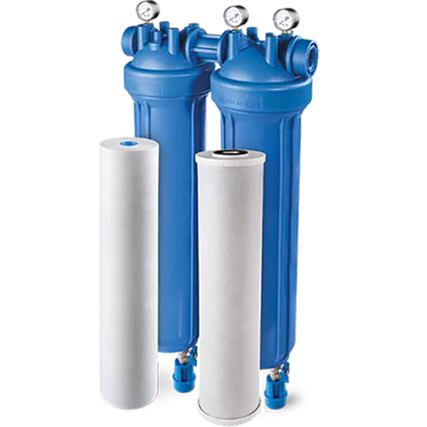 Whole house water filtration system